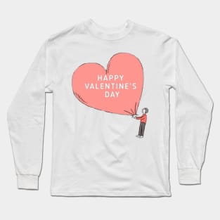 Happy valentin's Day Long Sleeve T-Shirt